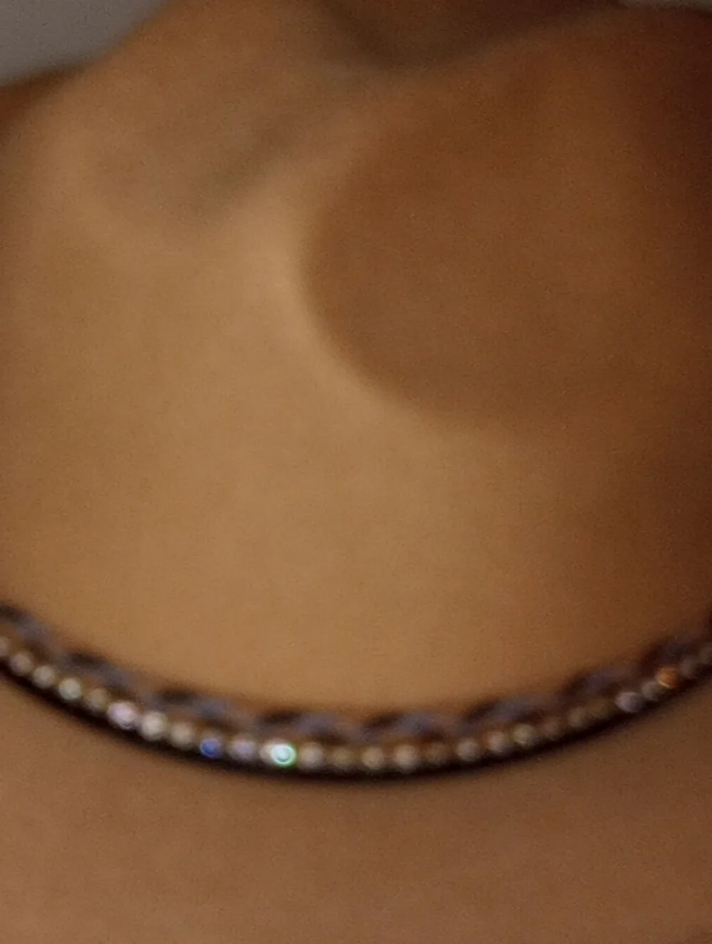 Stylish Brown Women's Felt Hat with Braided & Rhinestone Band - Picture 6 of 6